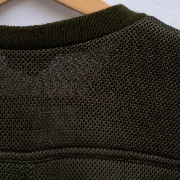 Topshop Camo Green Mesh Bomber Jacket Women’s US 2 Zip Pockets Lightweight New - Picture 8 of 11